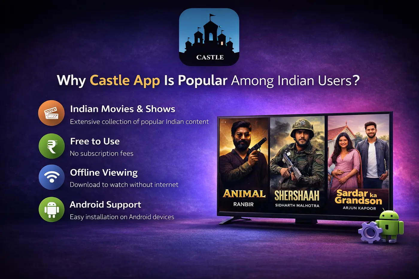 Why Castle App is popular among Indian users — movies, free access, offline viewing, Android support